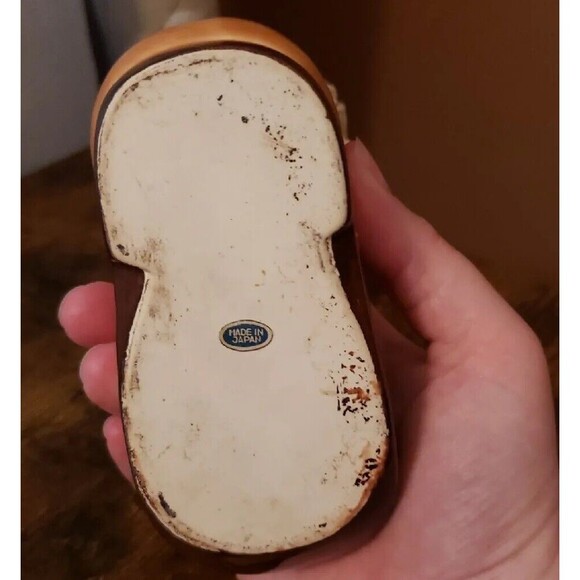 Vintage Dog in Boot Figurine Made in Japan Puppy Shoe - Picture 8 of 9